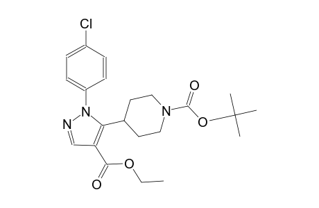 1-piperidinecarboxylic acid, 4-[1-(4-chlorophenyl)-4-(ethoxycarbonyl)-1H-pyrazol-5-yl]-, 1,1-dimethylethyl ester