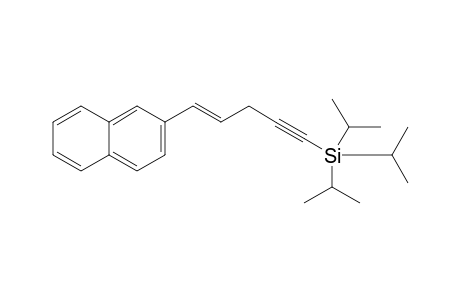 (E)-Triisopropyl(5-(naphthalen-2-yl)pent-4-en-1-yn-1-yl)silane
