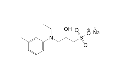3-(N-ethyl-m-toluidino)-2-hydroxy-1-propanesulfonic acid, monosodium salt