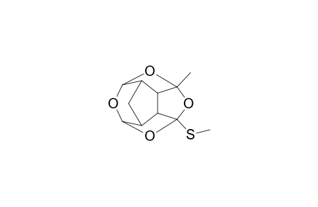1-Methyl 7-methylthio-2,4,6,13-tetraoxapentacyclo[5.5.1.0(3,11).0(5,9).0(8,12)]tridecane