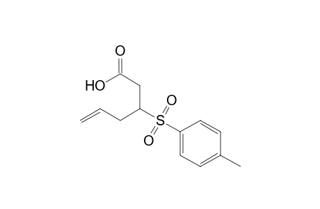 3-(4-Methylphenyl)sulfonylhex-5-enoic acid