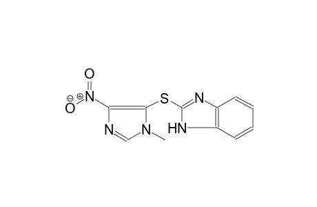 2-[(1-methyl-4-nitro-1H-imidazol-5-yl)sulfanyl]-1H-benzimidazole