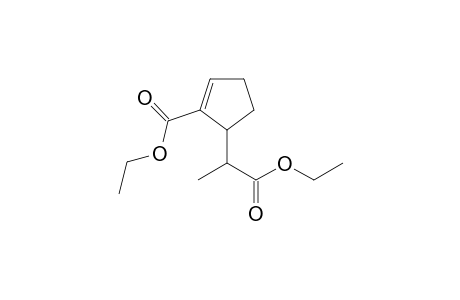 2-Cyclopentene-1-acetic acid, 2-(ethoxycarbonyl)-.alpha.-methyl-, ethyl ester