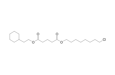 Glutaric acid, 2-(cyclohexyl)ethyl 8-chlorooctyl ester