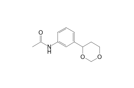 N-[3-(1,3-dioxan-4-yl)phenyl]acetamide