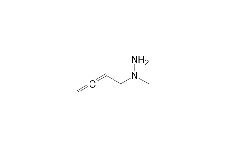 1-Methyl-1-(2,3-butadienyl)hydrazine