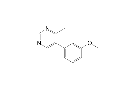 5-(3-Methoxyphenyl)-4-methylpyrimidine