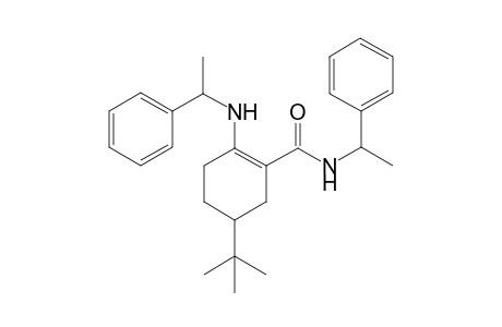 5-tert-Butyl-N-(1-phenylethyl)-2-(1-phenylethylamino)-1-cyclohexenecarboxamide