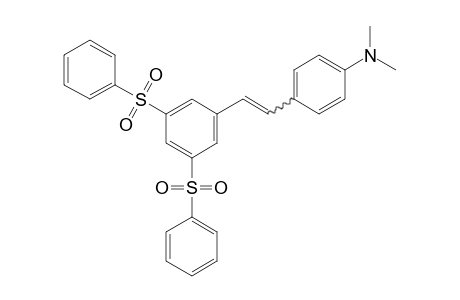 N,N-dimethyl-2',4'-bis(phenylsulfonyl)-4-stilbenamine