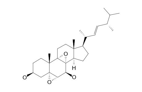 5-ALPHA,6-ALPHA;8-ALPHA,9-ALPHA-DIEPOXY-(22E,24R)-ERGOST-22-ENE-3-BETA,7-BETA-DIOL