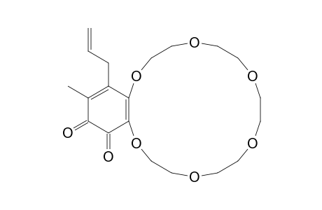 20-Allyl-19-methylbenzo-1,4,7,10,13,16-hexaoxacyclooctadecane-17,18-dione