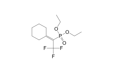 Phosphonic acid, (1-cyclohexylidene-2,2,2-trifluoroethyl)-, diethyl ester