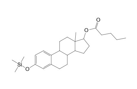 .beta.-Estradiol 17-valerate, trimethylsilyl ether