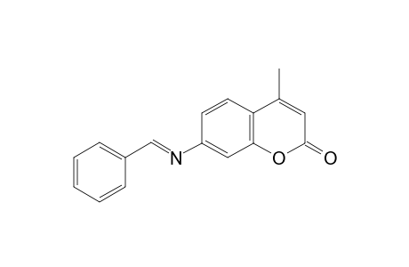 Coumarine, 7-benzylidenamino-4-methyl-