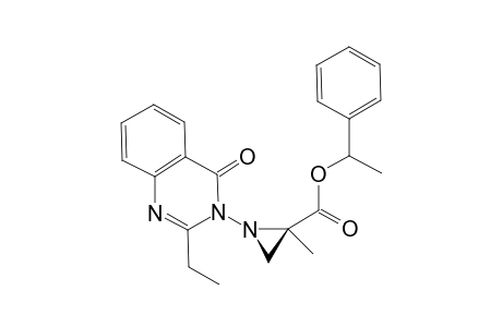 (1R,2R)-1-(2-Ethyl-4-oxo-4H-quinazolin-3-yl)-2-methyl-aziridine-2-carboxylic acid (R)-1-phenyl-ethyl ester