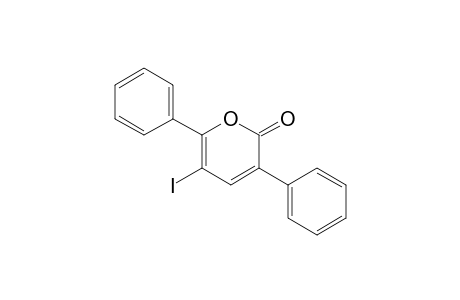 5-Iodo-3,6-diphenylpyran-2-one