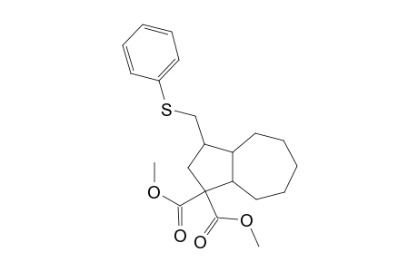 3-Phenylsulfanylmethyloctahydroazulene-1,1-dicarboxylic acid dimethyl ester