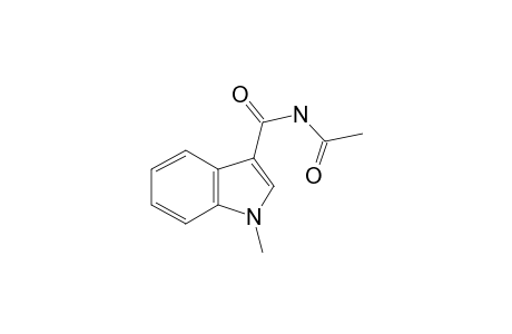 1-Methyl-1H-indole-3-carboxamide, N-acetyl