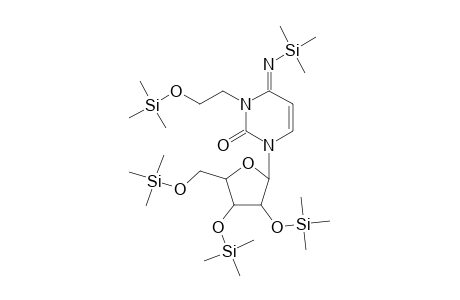 3-(2'-Hydroxyethyl)cytidine - penta(trimethylsilyl) derivative