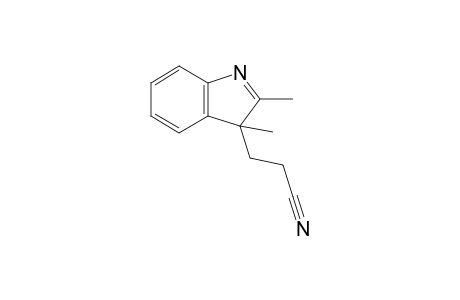 3-(2,3-dimethyl-3-indolyl)propanenitrile