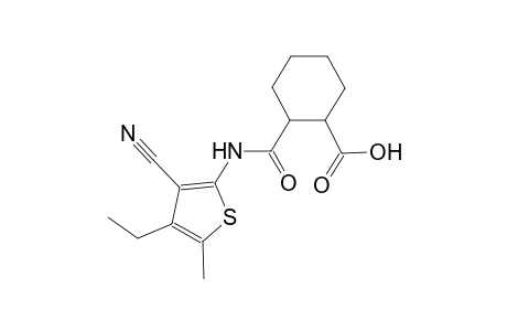 2-{[(3-cyano-4-ethyl-5-methyl-2-thienyl)amino]carbonyl}cyclohexanecarboxylic acid