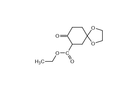 8-OXO-1,4-DIOXASPIRO[4.5]DECANE-7-CARBOXYLIC ACID, ETHYL ESTER