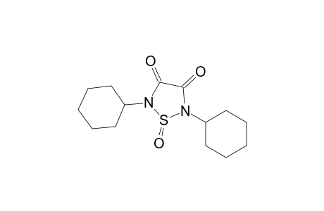 1,2,5-Thiadiazolidine-3,4-dione, 2,5-dicyclohexyl-, 1-oxide