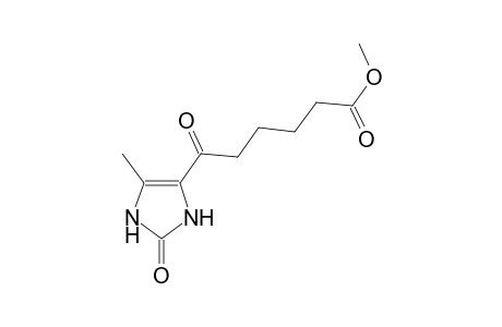 methyl 6-(5-methyl-2-oxo-2,3-dihydro-1H-imidazol-4-yl)-6-oxohexanoate