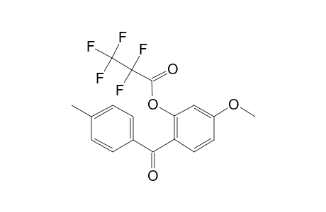 2-Hydroxy-4-methoxy-4'-methylbenzophenone, pentafluoropropionate