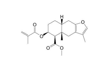 3beta-(2-Methylacryloyloxy)furanoeremophilane-15-acid-methylester