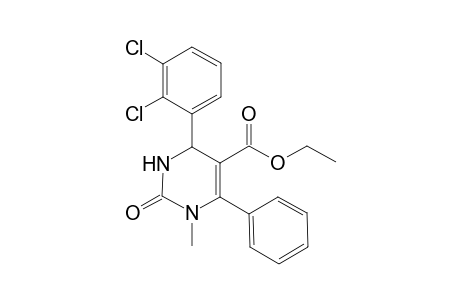 6-(2,3-dichlorophenyl)-2-keto-3-methyl-4-phenyl-1,6-dihydropyrimidine-5-carboxylic acid ethyl ester