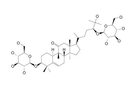 11-OXOMOGROSIDE-IIE;3,24-O-BETA-D-GLUCOPYRANOSYL-11-OXOMOGROL