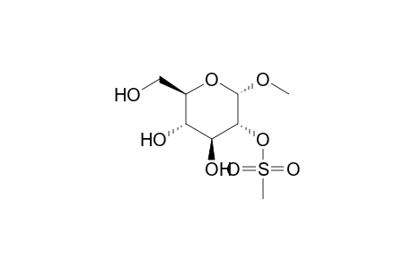 Methyl 2-O-Methanesulfonyl-.alpha.,D-glucopyranoside