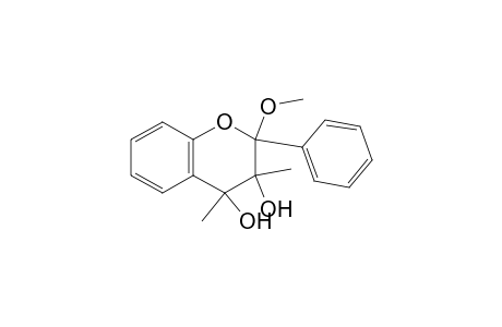 2-Methoxy-3,4-dimethyl-2-phenyl-3,4-dihydro-2H-1-benzopyran-3,4-diol