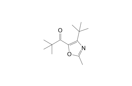 1-(4-tert-butyl-2-methyl-1,3-oxazol-5-yl)-2,2-dimethyl-propan-1-one