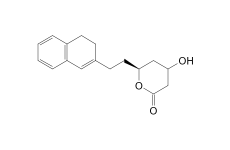 (6S)-4-Hydroxy-6-[2'-(3",4"-dihydro-2"-naphthyl)ethyl]-3,4,5,6-tetrahydro-2H-pyran-2-one
