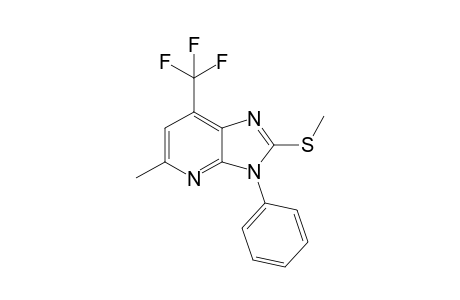 5-Methyl-2-(methylsulfanyl)-3-phenyl-7-(trifluoromethyl)-3H-imidazo[4,5-b]pyridine