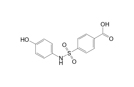 Benzoic acid, 4-[[(4-hydroxyphenyl)amino]sulfonyl]-