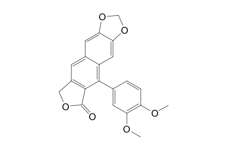 CHINENSIN;1-3',4'-DIMETHOXYPHENYL-2,3-NAPHTHALIDE-GAMMA-BUTYROLACTONE