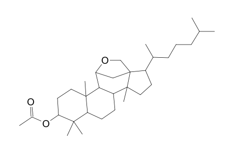 Lanostan-3.beta.-ol, 11.beta.,18-epoxy-, acetate