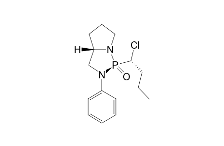 (1S,3aS)-1-((R)-1-Chloro-butyl)-2-phenyl-hexahydro-pyrrolo[1,2-c][1,3,2]diazaphopsphole 1-oxide