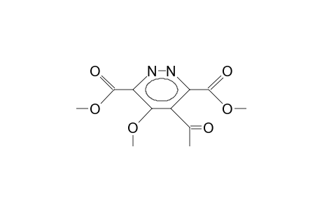 Dimethyl 5-acetyl-4-methoxy-1,2-diazine-3,6-dicarboxylate