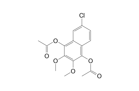 6-Chloro-2,3-dimethoxy-1,4-naphthalenediol diacetate