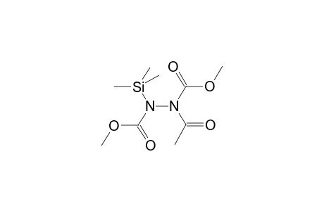N-TRIMETHYLSILYL-N'-ACETYL-N,N'-BIS(METHOXYCARBONYL)HYDRAZINE-15NLABELLED (CONFORMER 1)