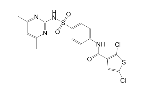 3-thiophenecarboxamide, 2,5-dichloro-N-[4-[[(4,6-dimethyl-2-pyrimidinyl)amino]sulfonyl]phenyl]-