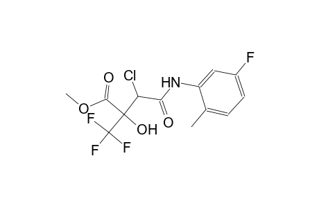 methyl 3-chloro-4-(5-fluoro-2-methylanilino)-2-hydroxy-4-oxo-2-(trifluoromethyl)butanoate