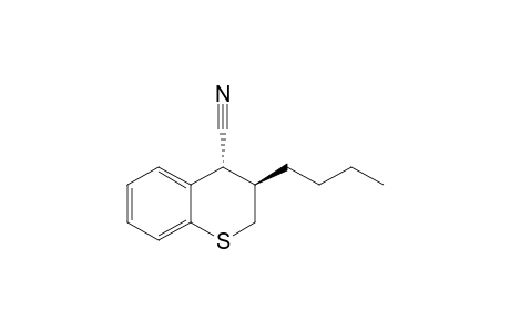 2H-1-Benzothiopyran-4-carbonitrile, 3-butyl-3,4-dihydro-, trans-