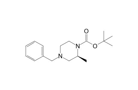 (2S)-2-methyl-4-(phenylmethyl)-1-piperazinecarboxylic acid tert-butyl ester
