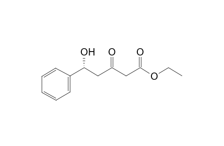 (5R)-Ethyl .delta.-hydroxy-.delta.-phenyl-.beta.-oxo-pentanoate