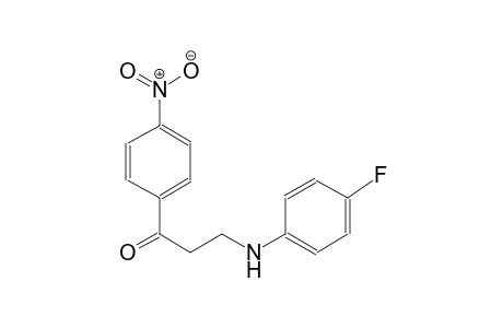 1-propanone, 3-[(4-fluorophenyl)amino]-1-(4-nitrophenyl)-